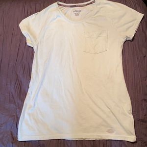 teal short sleeve shirt